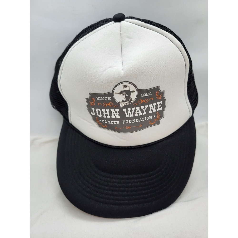 JOHN WAYNE Cancer Foundation‎ Mesh Foam Trucker Snapback Hat Baseball Cap